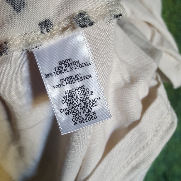 Ann Taylor LOFT Cream Confetti Striped Blouse - Picture 5 of 7